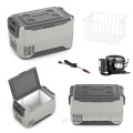 Mini freezer DC / AC para carro com refrigeração por compressor para condução ao ar livre ou em casa